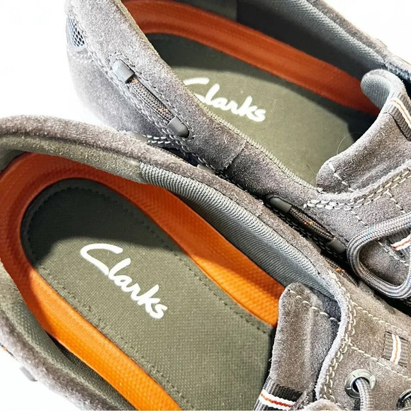 Clarks Unstructured Men’s Boat Shoes Size 11.5 Lace Up Loafers Summer Casual EUC